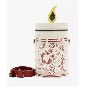 Loungefly Hocus Pocus Black Flame Candle Crossbody Bag NWT